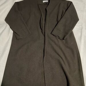 OAK + FORT Rich Brown Knit Cardigan